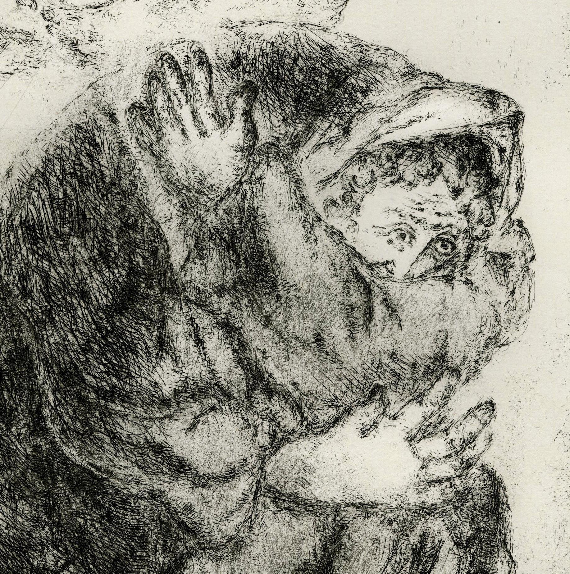 Das Gebet des Jesaja (Französische Schule), Print, von Marc Chagall