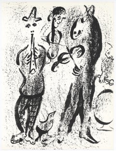 "Itinerant Players" original lithograph