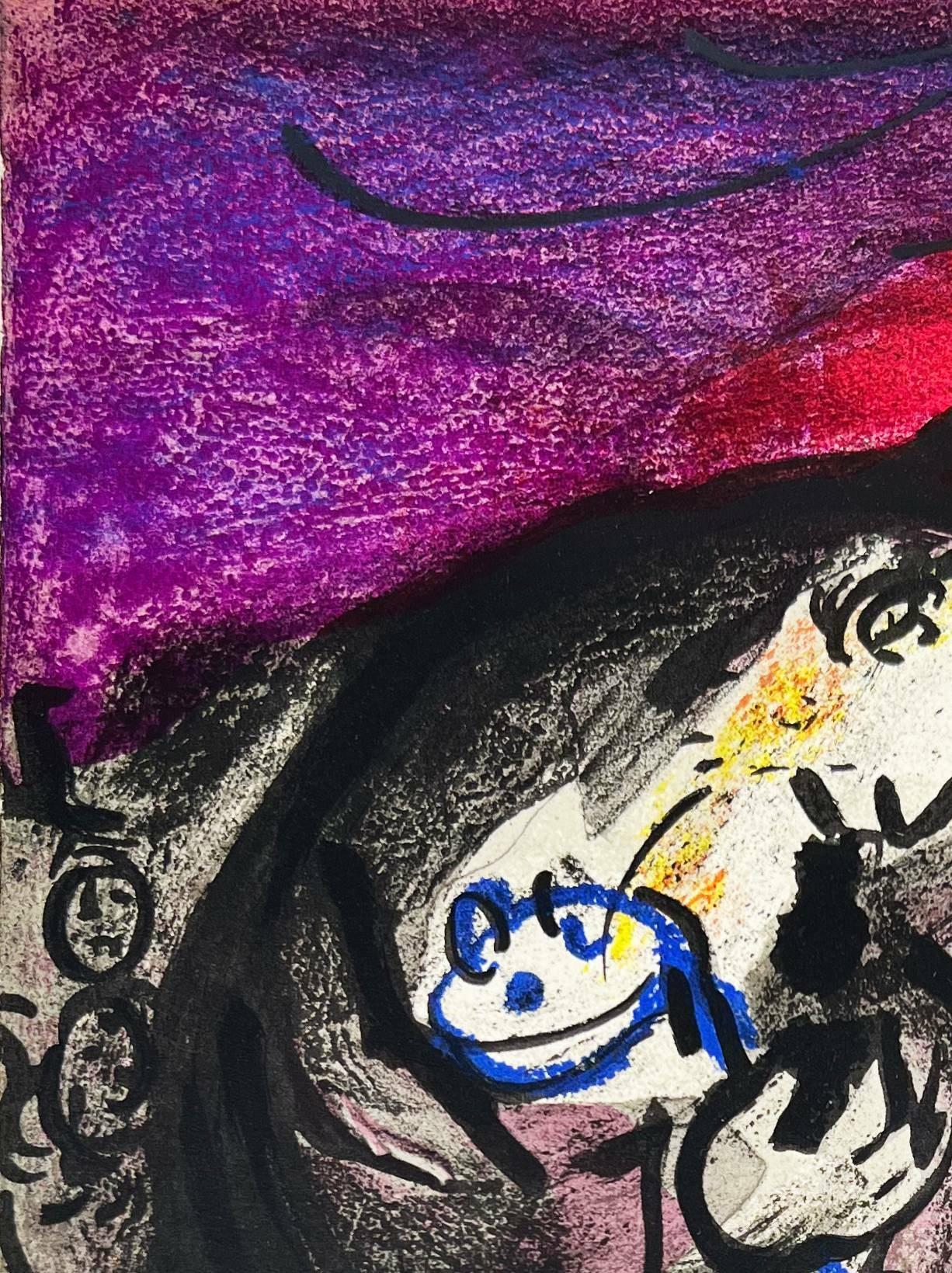 Jeremiah's lamentations - Print by Marc Chagall