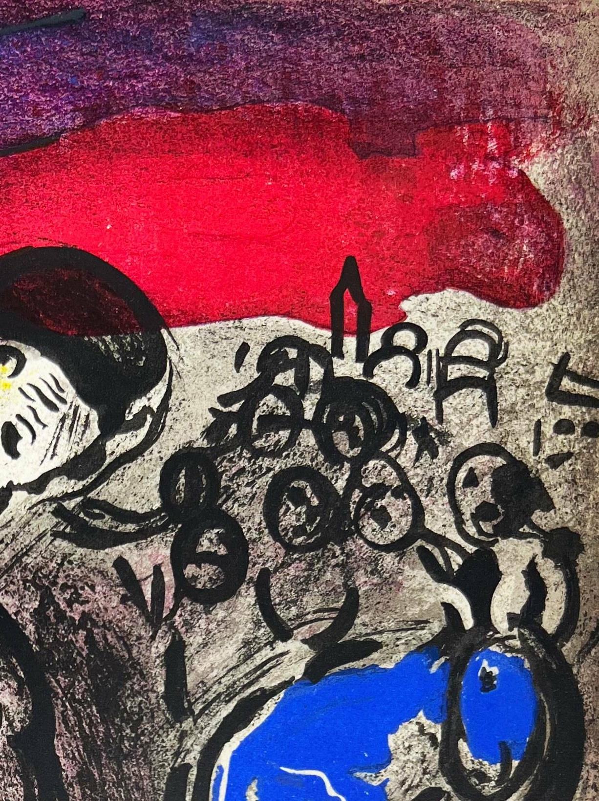 Jeremiah's lamentations - Modern Print by Marc Chagall