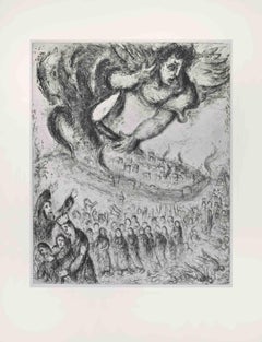 Jerusalem was Taken by Nebuchadnezzar as the... - Etching by Marc Chagall - 1956