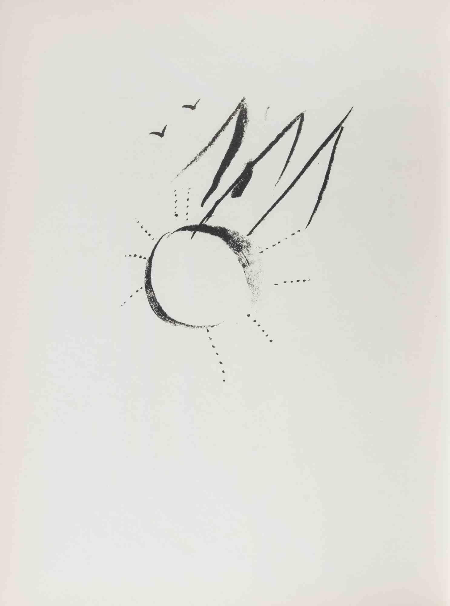 Job in Despair - Lithograph by Marc Chagall - 1960 For Sale 1
