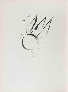 Job in Despair - Lithograph by Marc Chagall - 1960