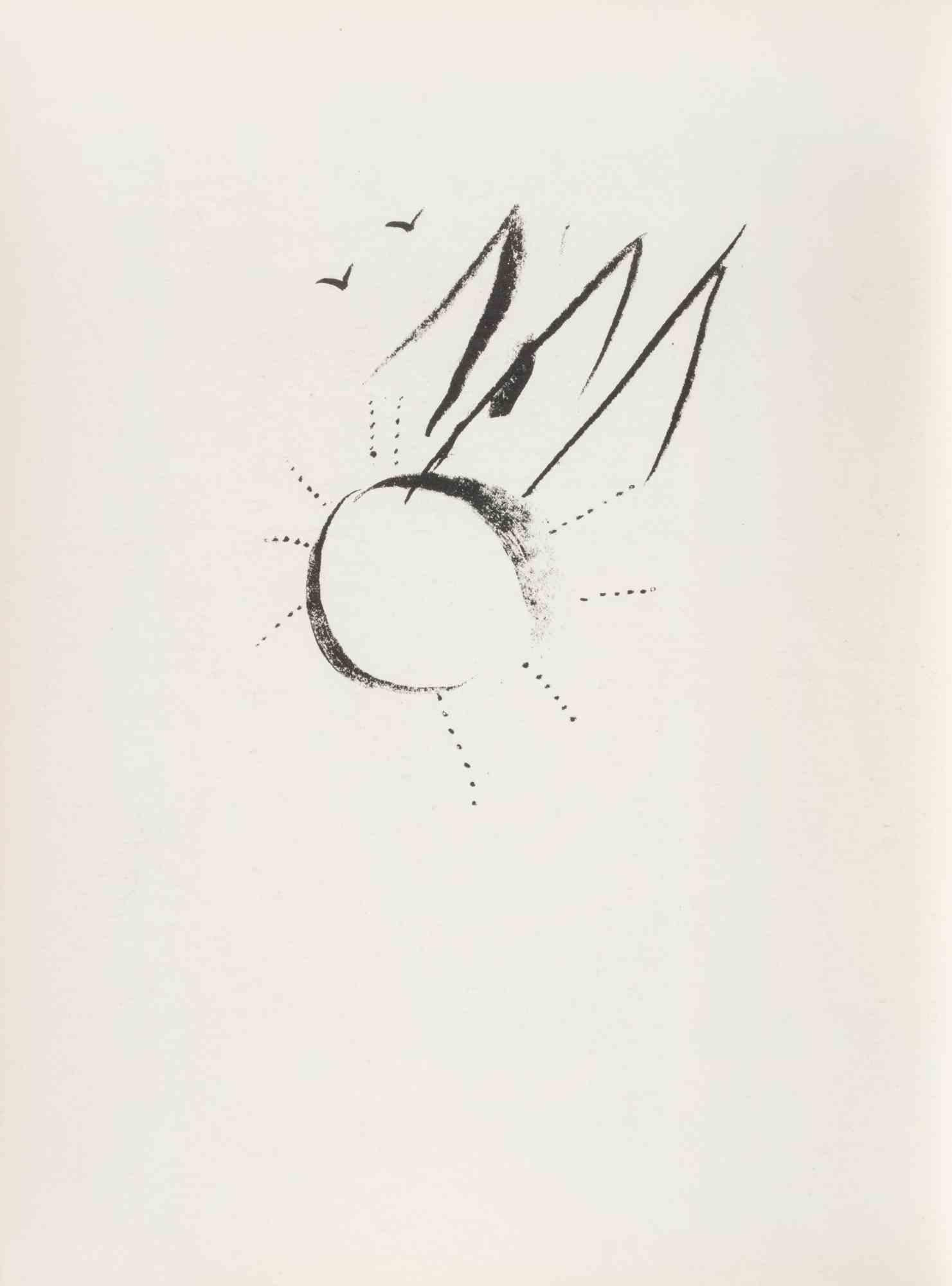 Job in Despair - Lithograph by Marc Chagall - 1960 For Sale 1