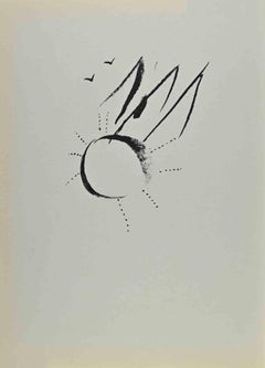 Job in Desperation - Lithograph by Marc Chagall - 1960