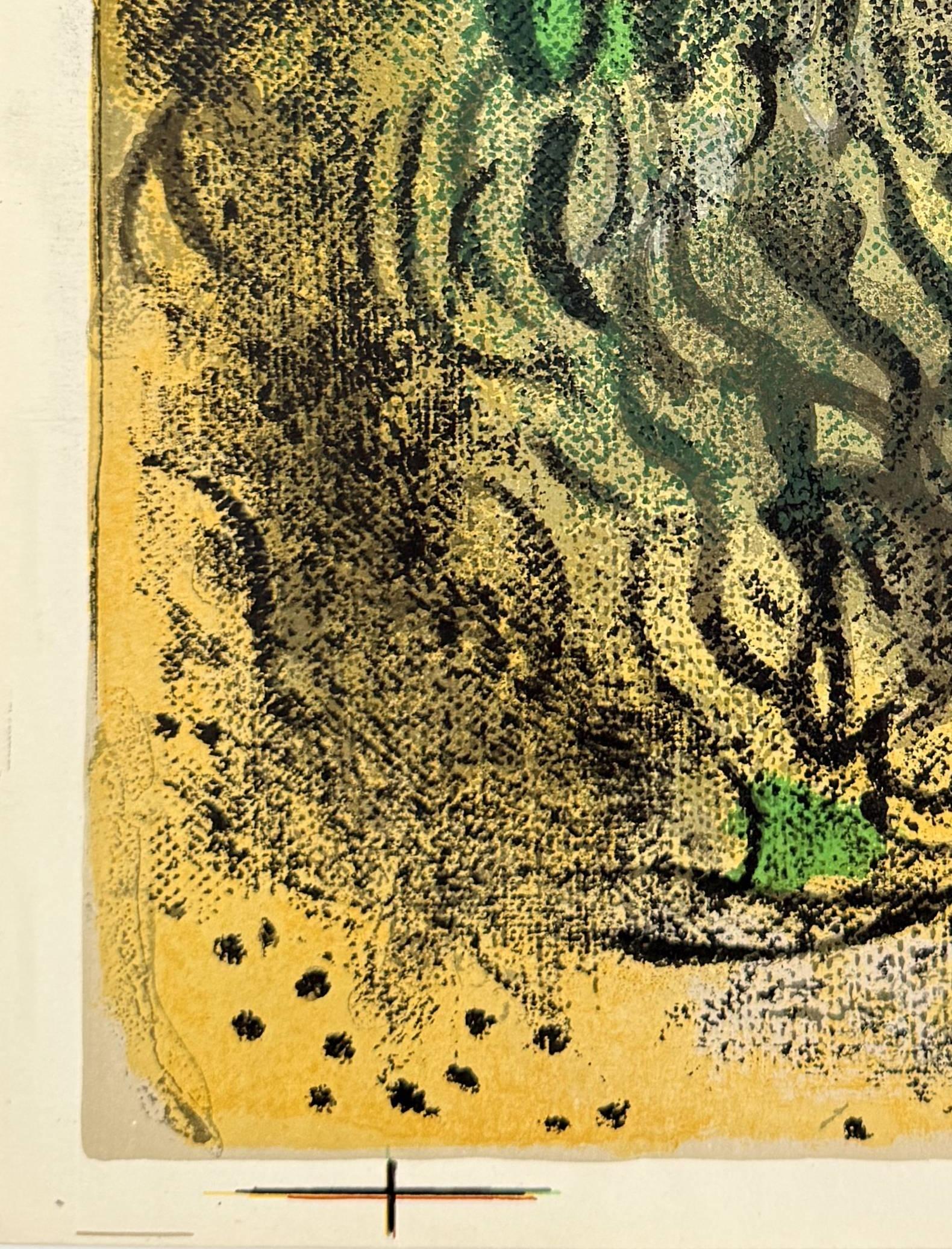 Job Praying & Job in Despair - Modern Print by Marc Chagall