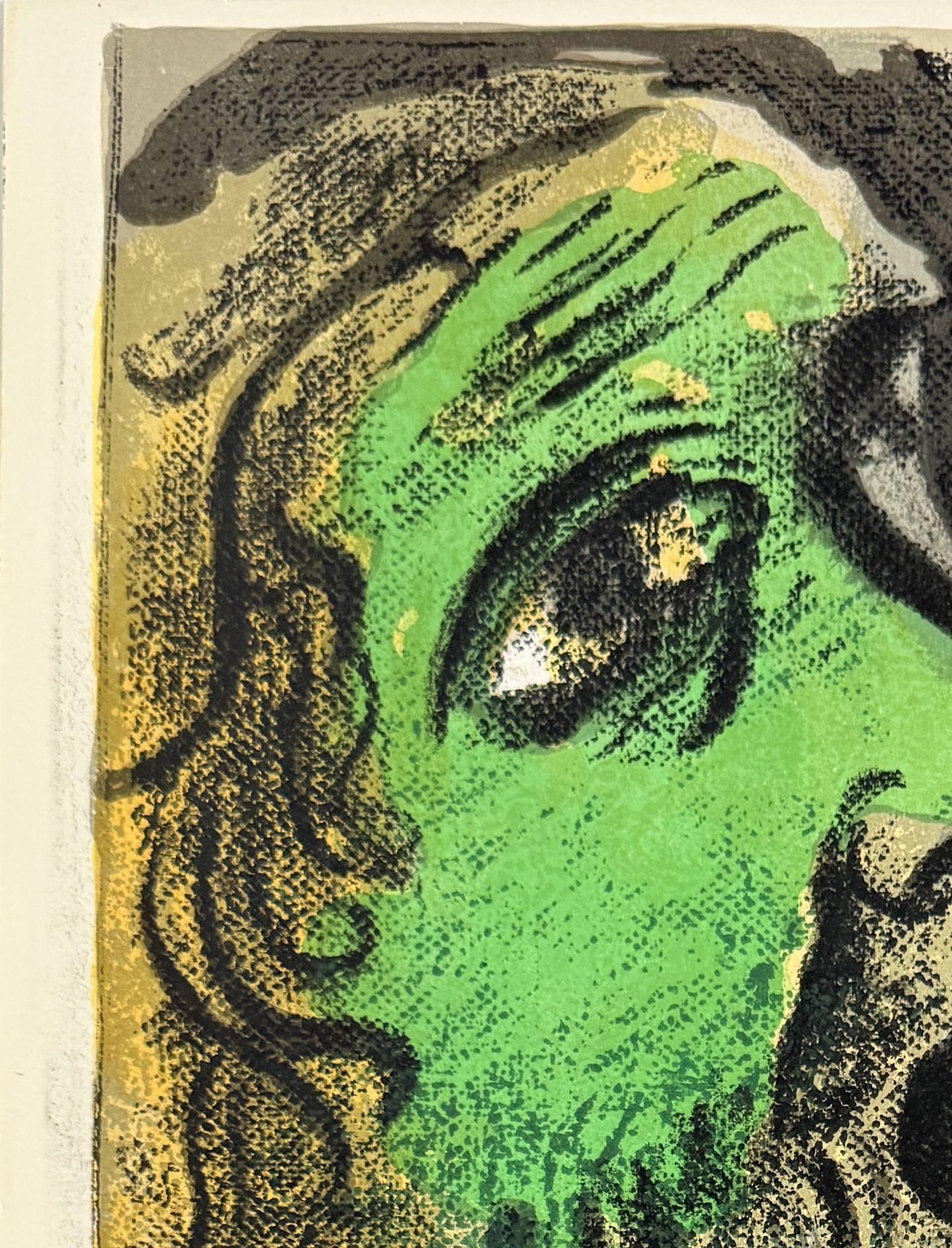 Marc Chagall (1887-1985) - Job Praying & Job in Despair

Original Lithograph from 1960.

Rare trial proof, bearing visible alignment marks from the printing process..

Dimensions of work: 35 x 26 cm.

Publisher: Tériade, Paris.

Reference: Mourlot