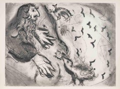 La profezia di Gioele - Eliografia di Marc Chagall - 1960