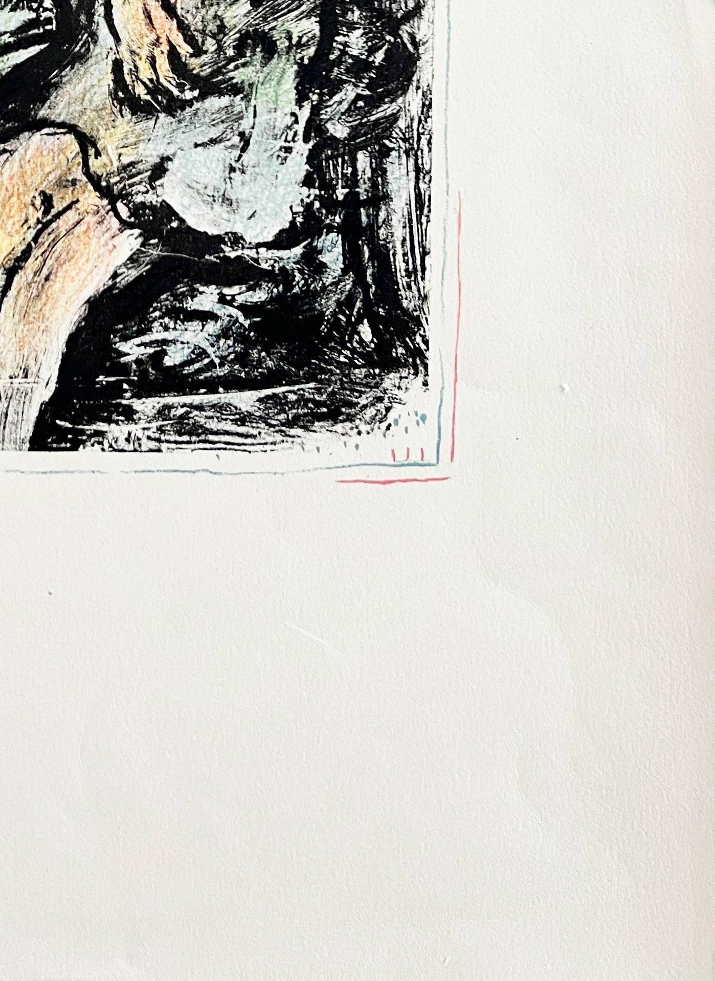 Marc Chagall (1887-1985) - Jonah II

Lithograph from 1972.

This impression is notated as “Epreuve d’exposition H.C”. apart from the edition of 50 on Japon paper.

Unsigned and unnumbered apart from the edition of 50. 

Dimensions of work: 58 x 41.5