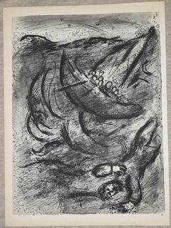  Jonas - Lithographie de Marc Chagall - années 1960