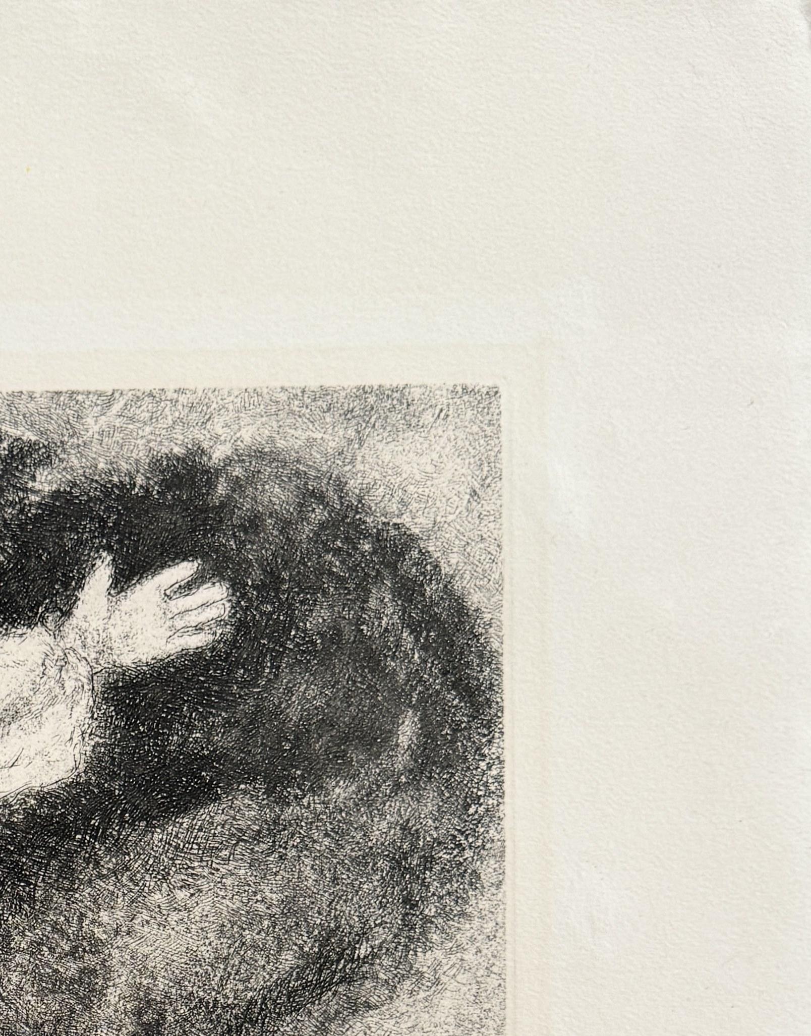 Joshua arrête le soleil - Symbolisme Print par Marc Chagall
