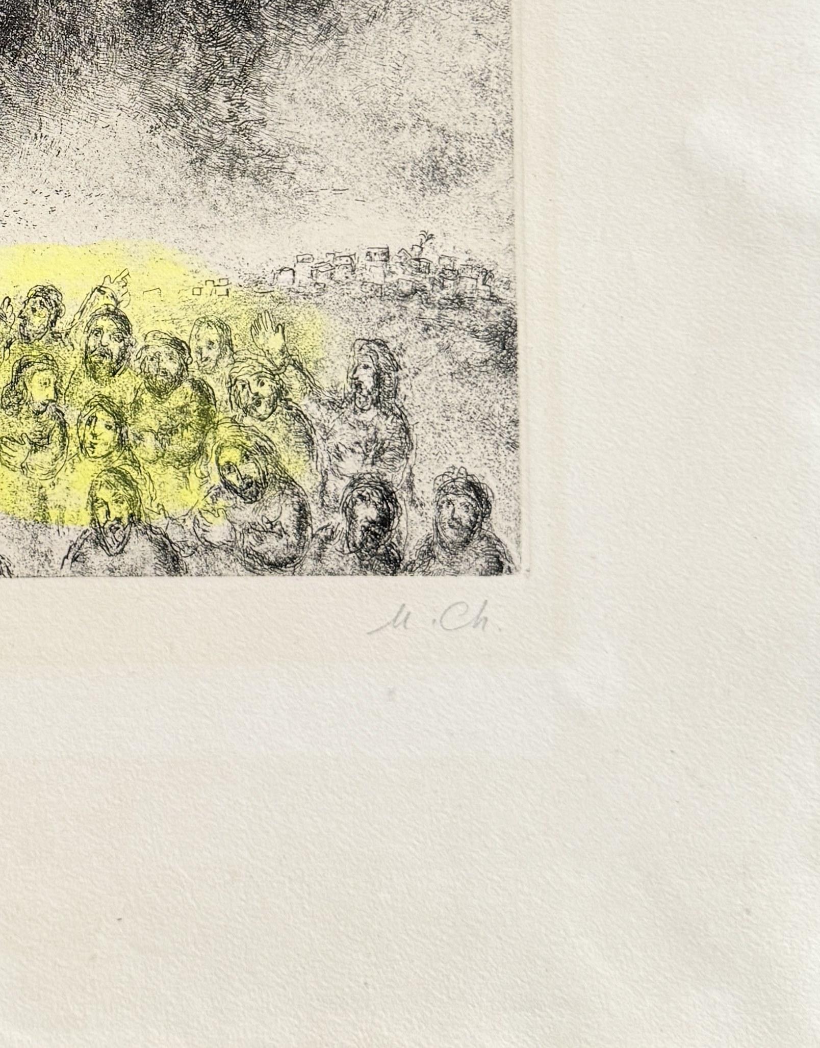 Marc Chagall (1887-1985) - Josué arrête le soleil

Gravure de 1952 de 