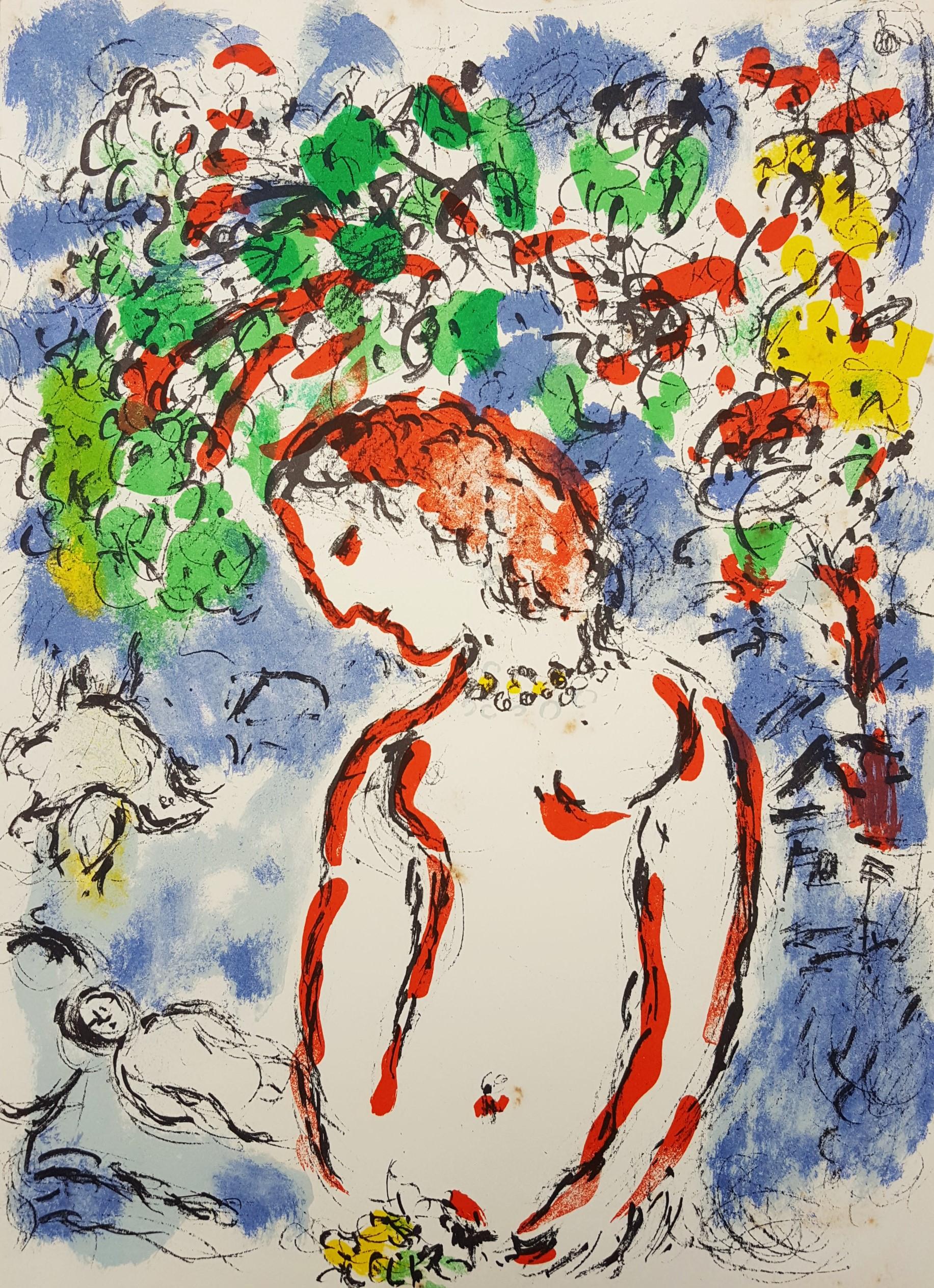 Marc Chagall Figurative Print - Jour de Printemps (Spring Day)