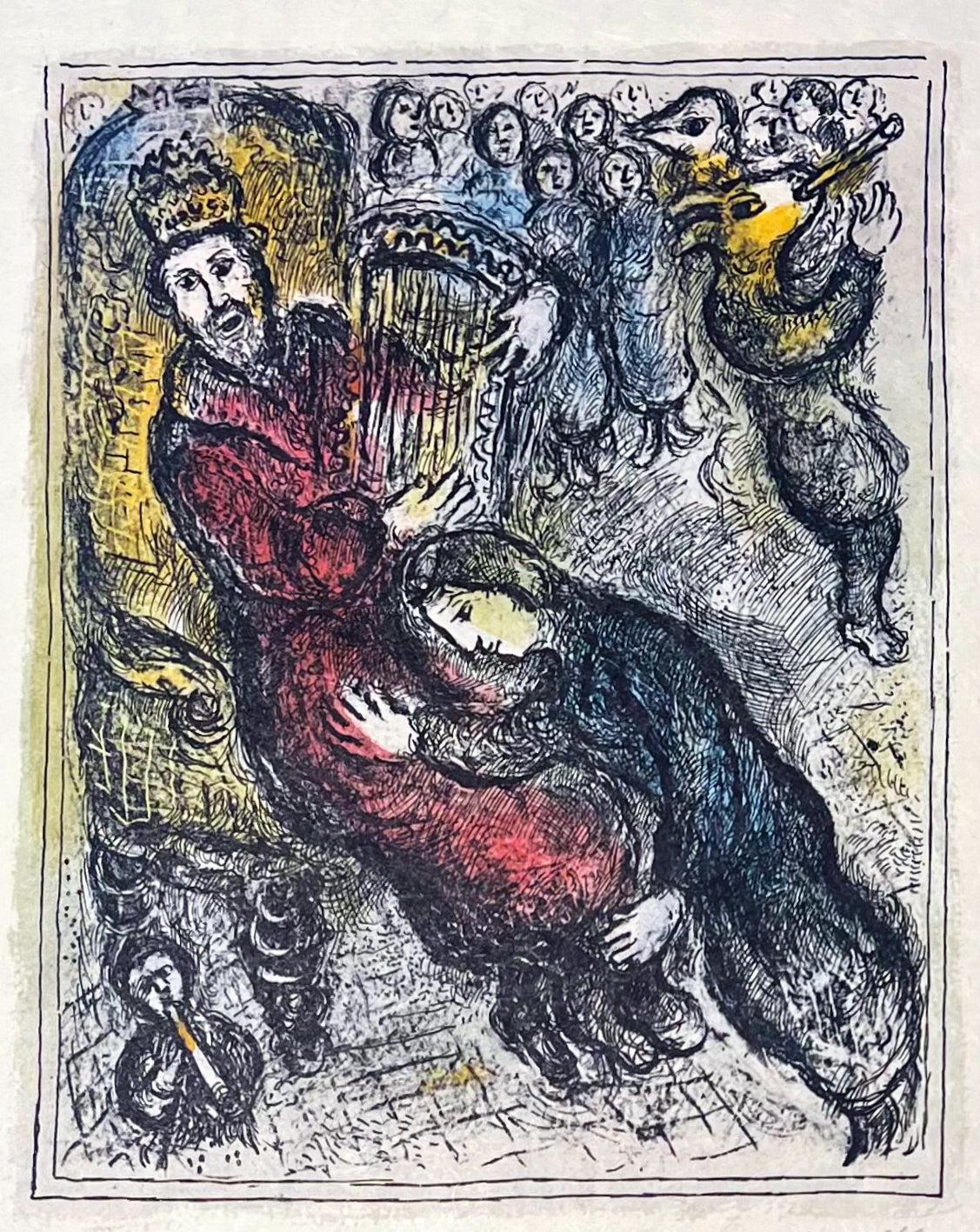 Marc Chagall Print - King David With His Lyre