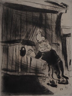 Knocking at the Door - Original Etching - Ref. Sorlier #42