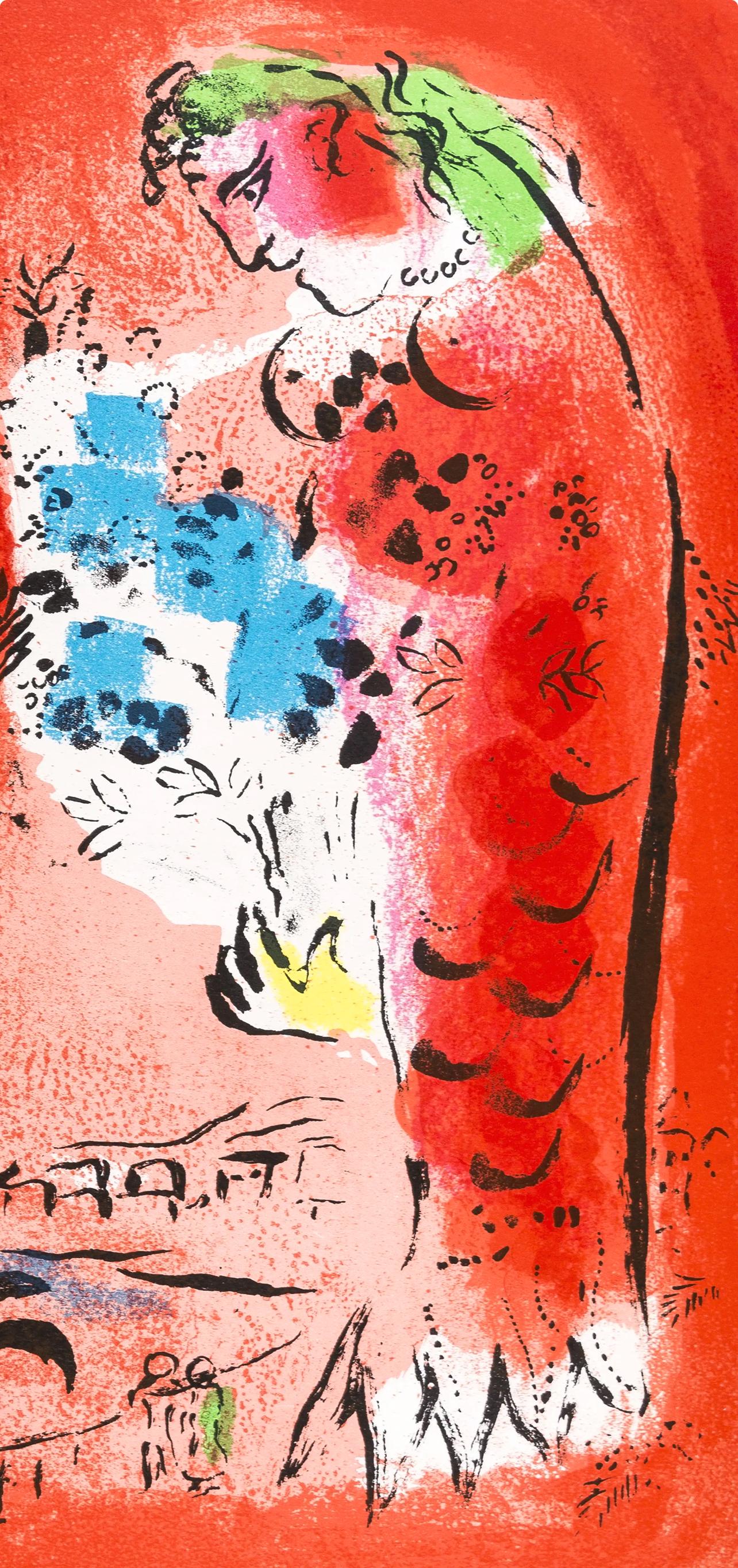 La Baie des Anges (Cramer 43; Mourlot 286), The Lithographs of Chagall - Print by Marc Chagall
