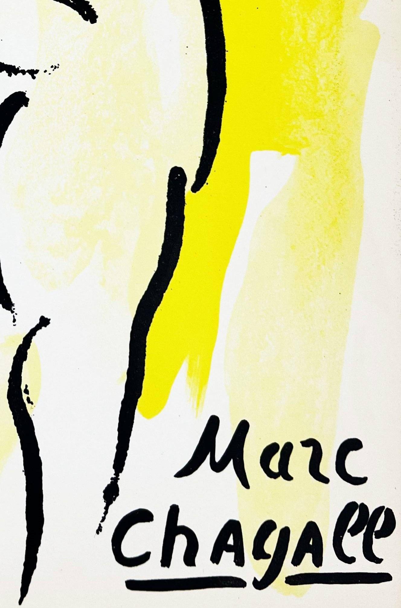 Marc Chagall (1887-1985) - Die Bibel

Lithographie von 1956.

Abmessungen des Werks: 35 x 26 cm.

Verlag: Tériade, Paris.

Referenz: Mourlot 118.
Auf der Rückseite: Blanko, wie ausgegeben.

Biblischer Bezug: Psalm 91,11; Gen 3,24.

Das Werk ist in
