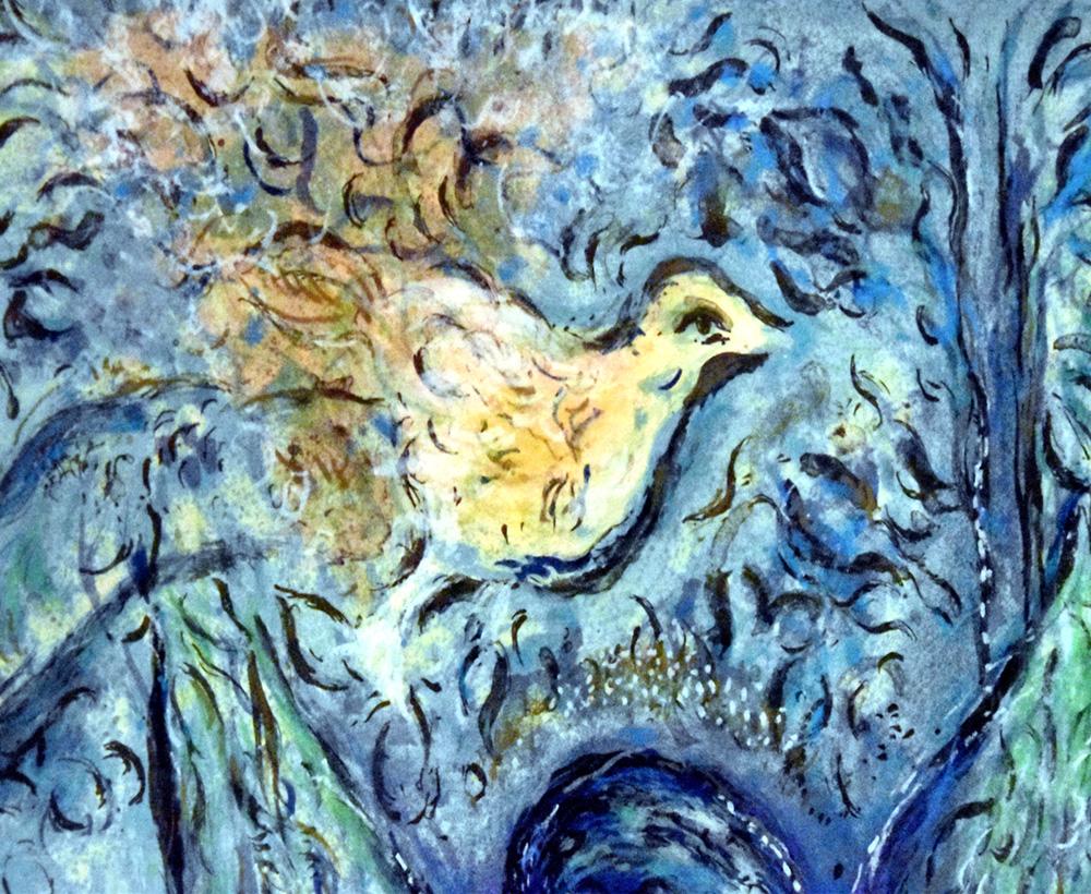 La flûte enchantée (The Magic Flute), 1967 - Gray Figurative Print by Marc Chagall