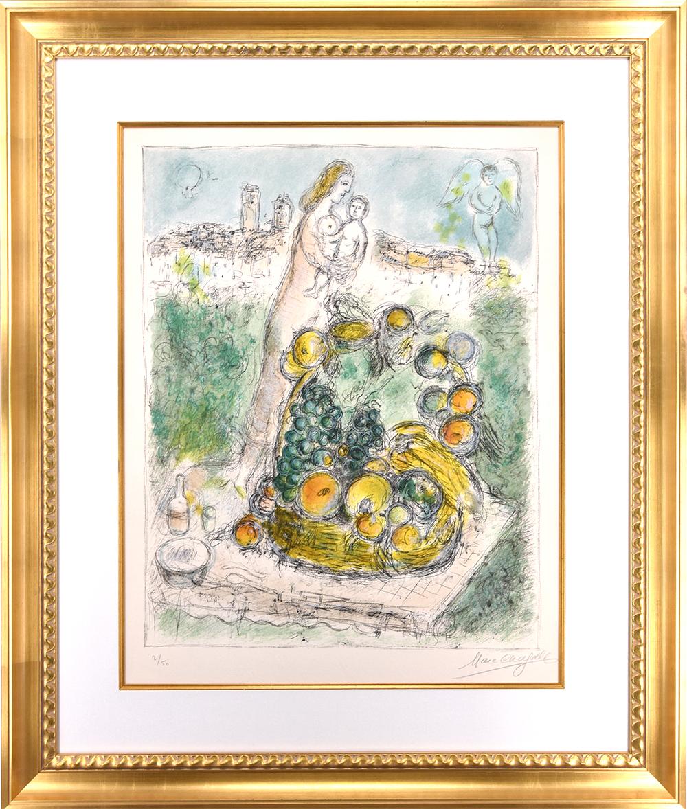 La grande Corbeille (The Large Basket), 1975 - Print by Marc Chagall