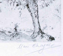 La Grande Danseuse – Radierung von Marc Chagall – La Grande Danseuse – 1967