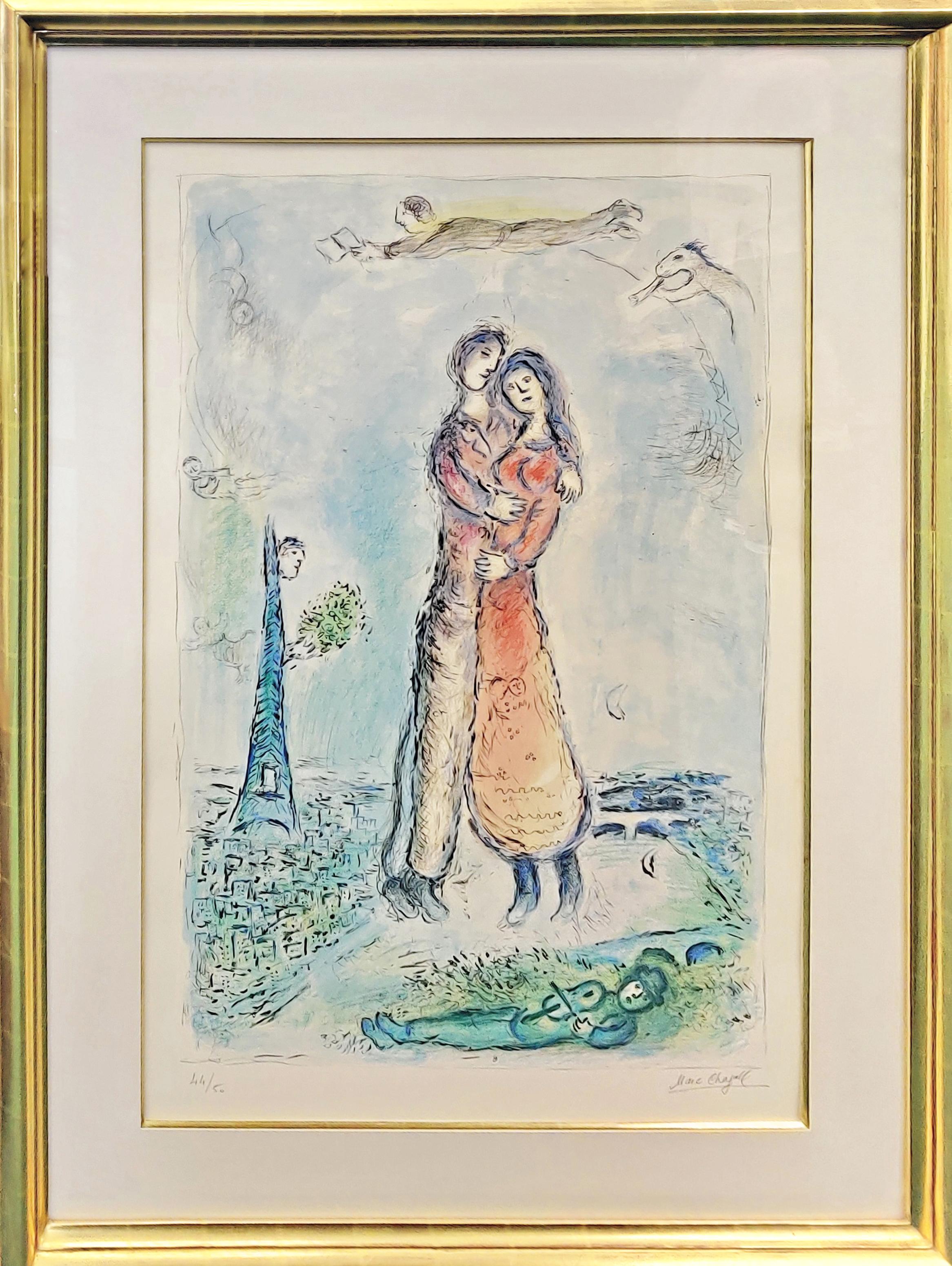 LA JOI – Print von Marc Chagall
