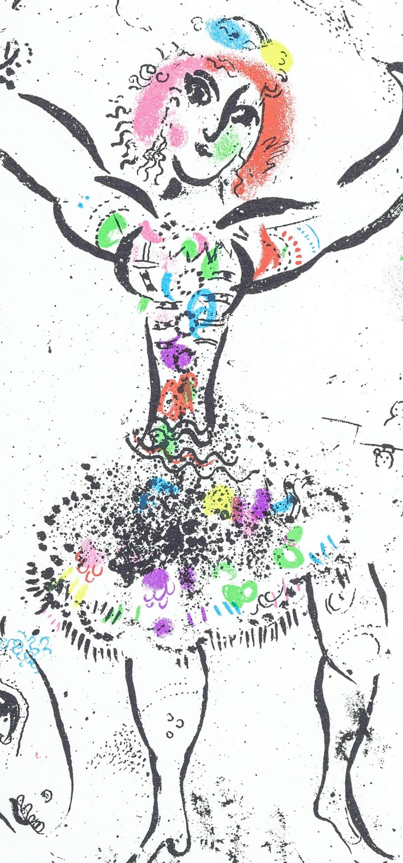La Jongleuse (Cramer 43; Mourlot 290), The Lithographs of Chagall - Print by Marc Chagall