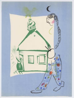 "La maison de mon village" lithographie originale