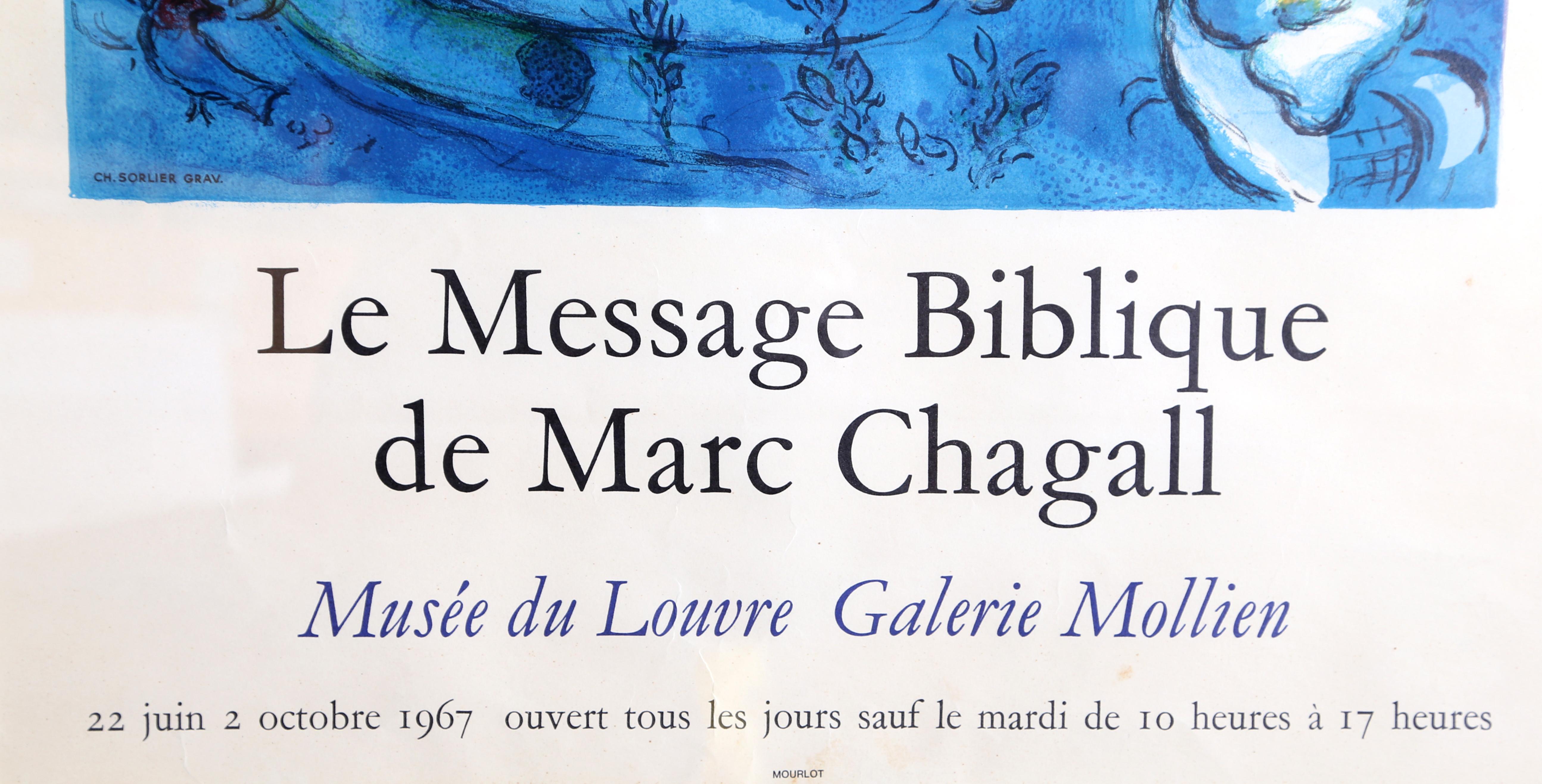 La Message Biblique - Musee du Louvre Galerie Mollien - Print by Marc Chagall