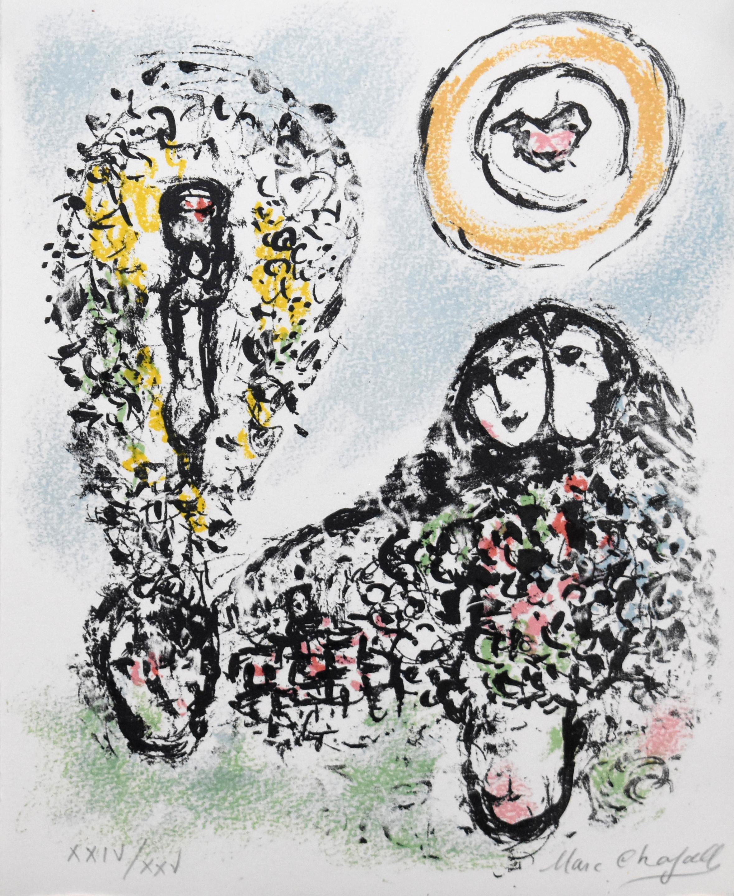 La Mise en Mots - Print by Marc Chagall