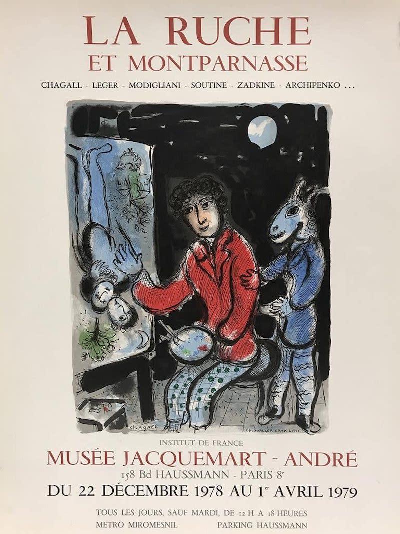 Marc Chagall Print - La Ruche et Montparnasse