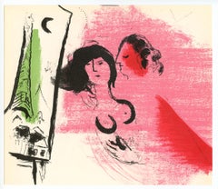 "La Tour Eiffel verte" original lithograph