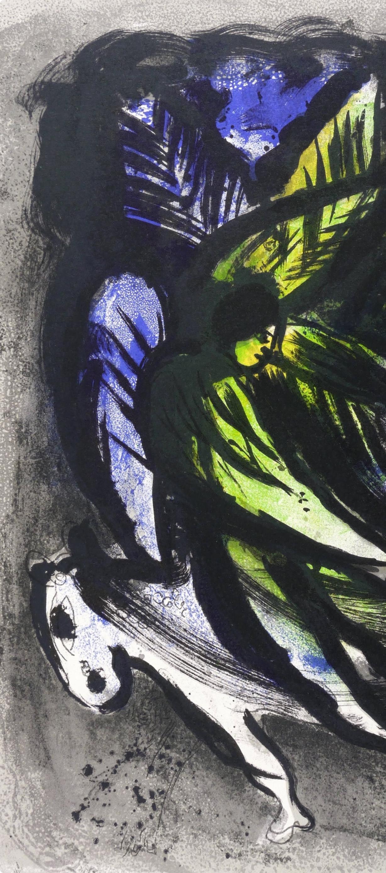 L'Ange (Cramer 43; Mourlot 288), The Lithographs of Chagall - Print by Marc Chagall