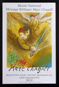 L'Ange du Jugement - Message Biblique, Surrealist Lithograph after Marc Chagall