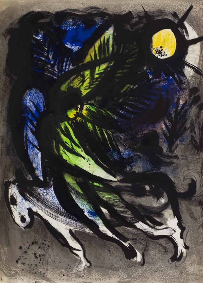 Marc Chagall Figurative Print - L
Ange