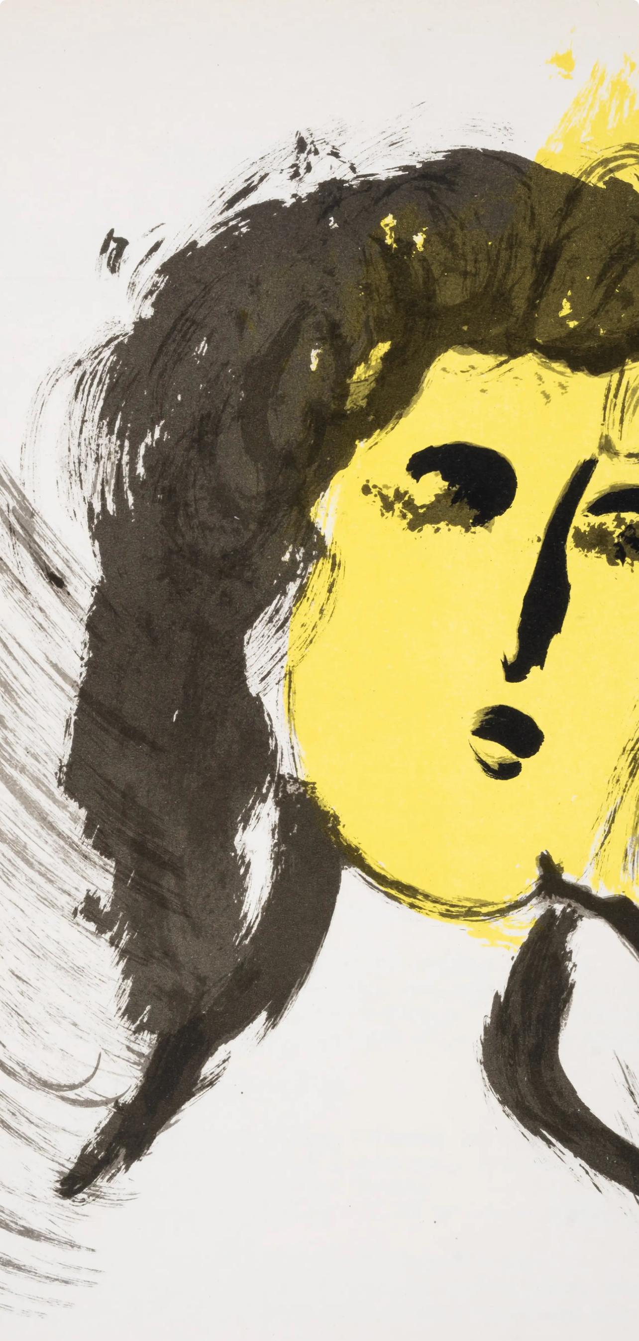 L'ange (Mourlot 117-46 ; Cramer 25) - Expressionniste Print par Marc Chagall
