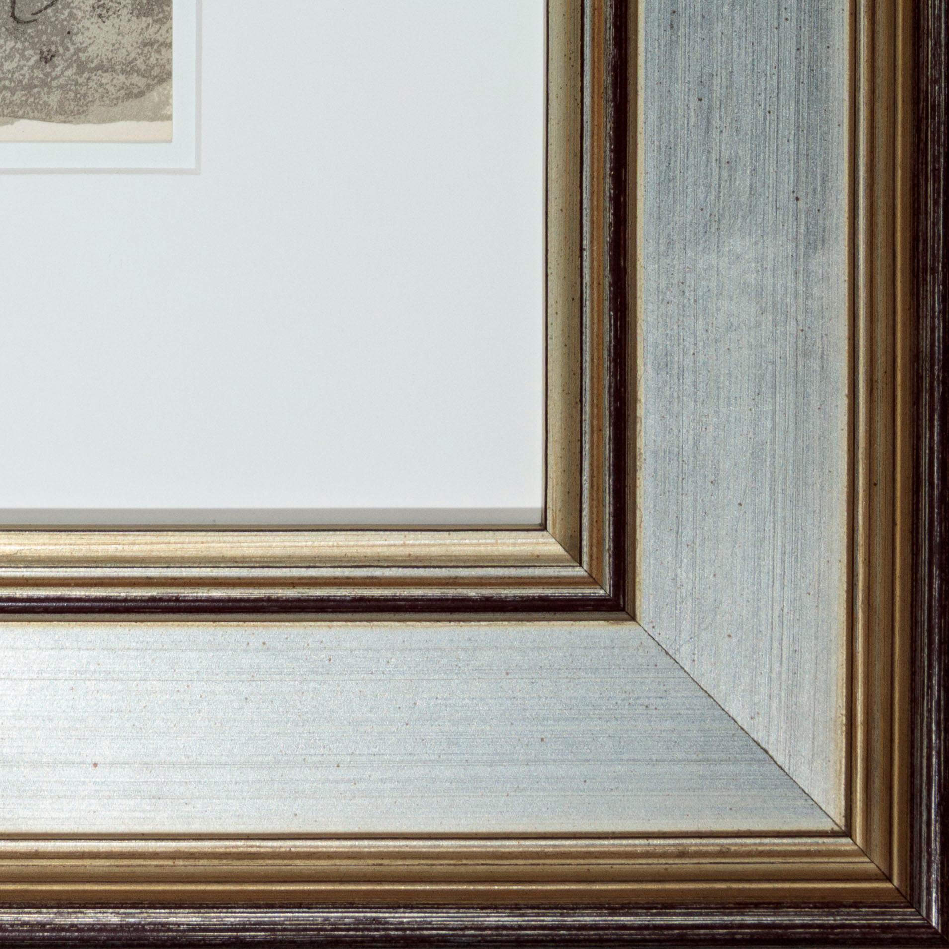 L'Ange (The Angel) - Gray Figurative Print by Marc Chagall