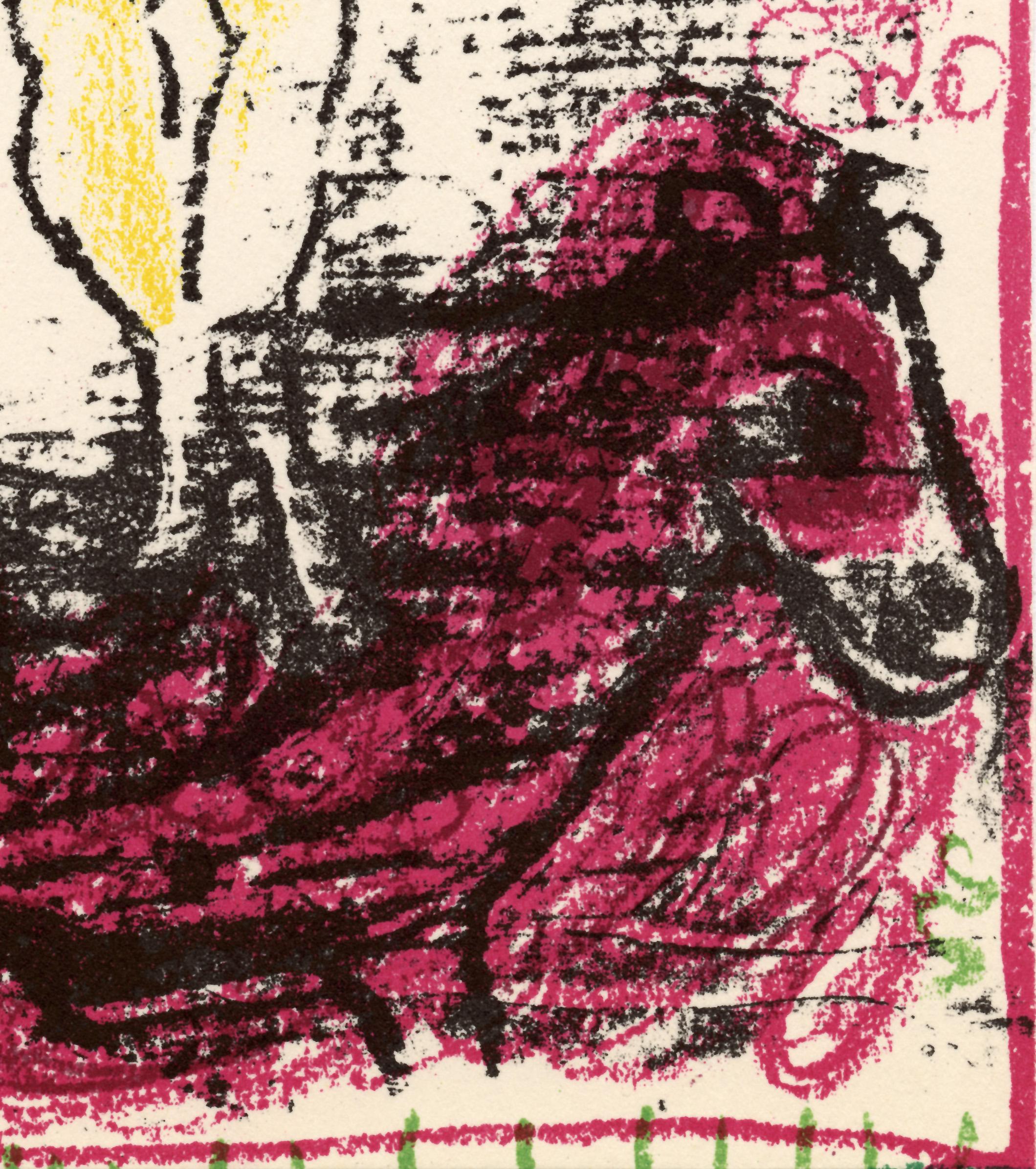 L'Apparition au Cirque (Apparition at the Circus) (Beige), Figurative Print, von Marc Chagall