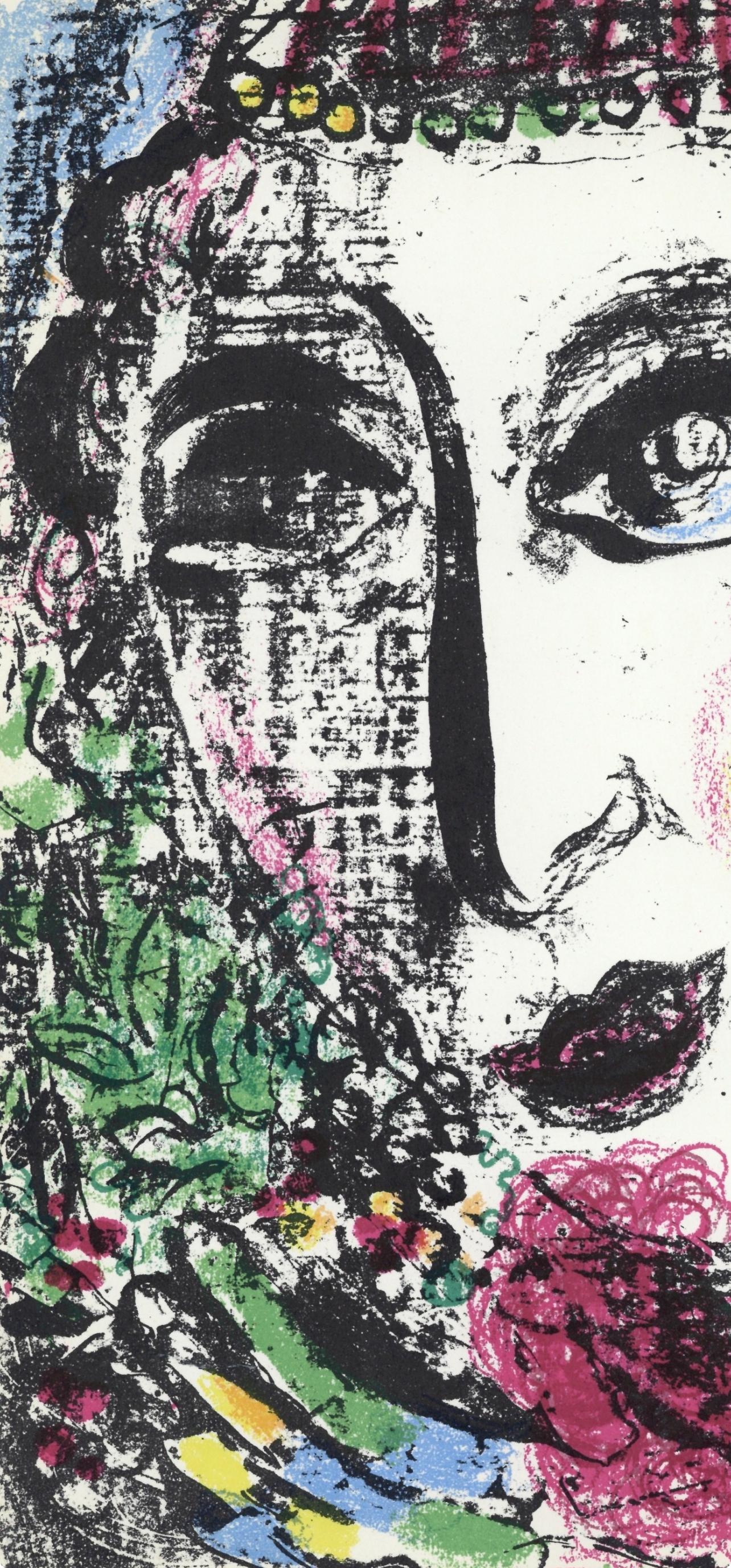 L'apparition au cirque (Cramer 56; Mourlot 392), The Lithographs of Chagall - Gray Figurative Print by Marc Chagall