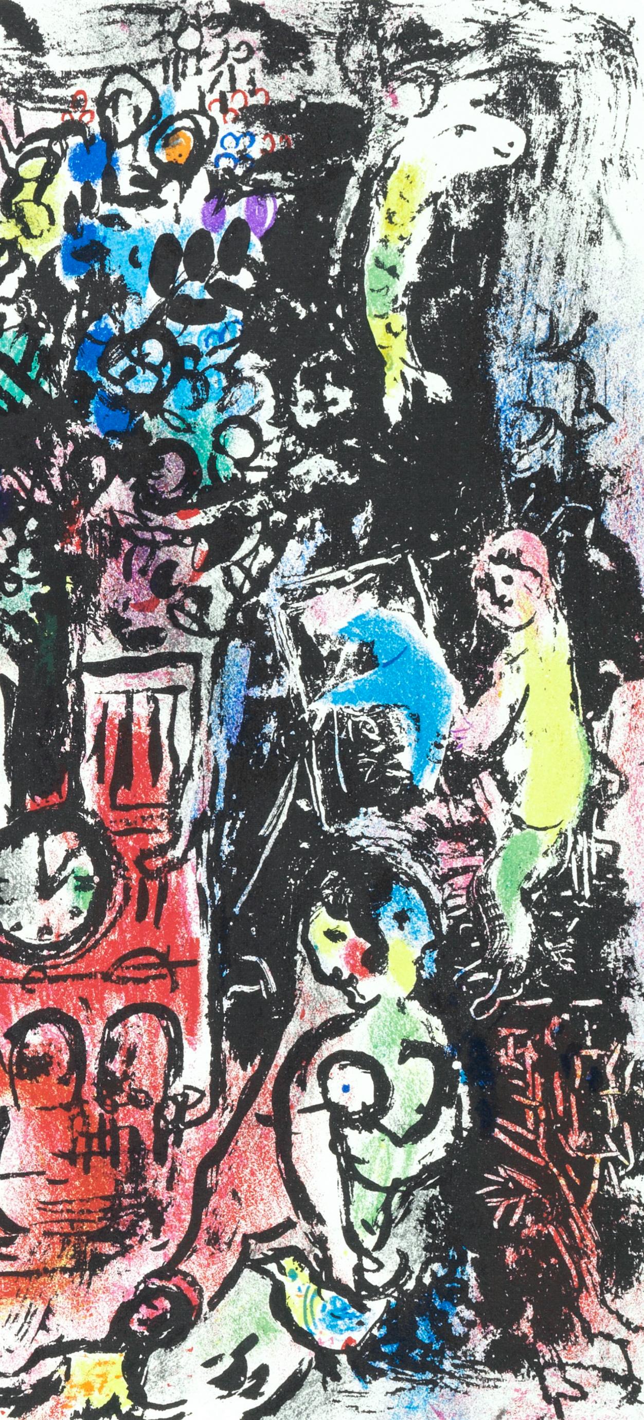 L'Arbre de Jessé (Cramer 40; Mourlot 297), Derrière le miroir (Expressionismus), Print, von Marc Chagall
