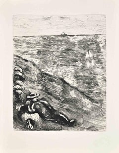 Le Berger et la Mer - Etching by Marc Chagall - 1952