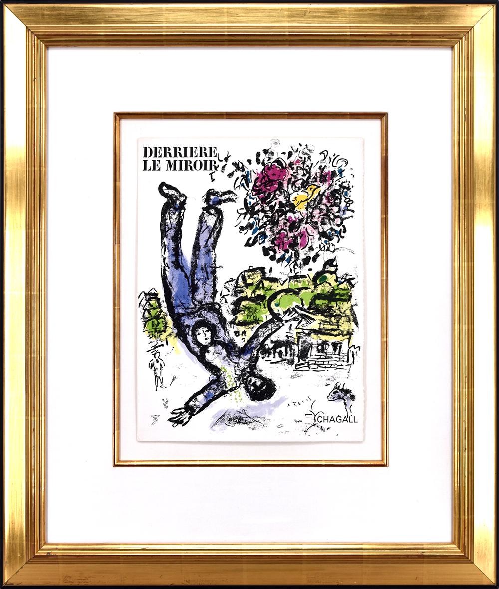 Le Bouquet de l'Artiste, cover of Derrière le Miroir - Print by Marc Chagall