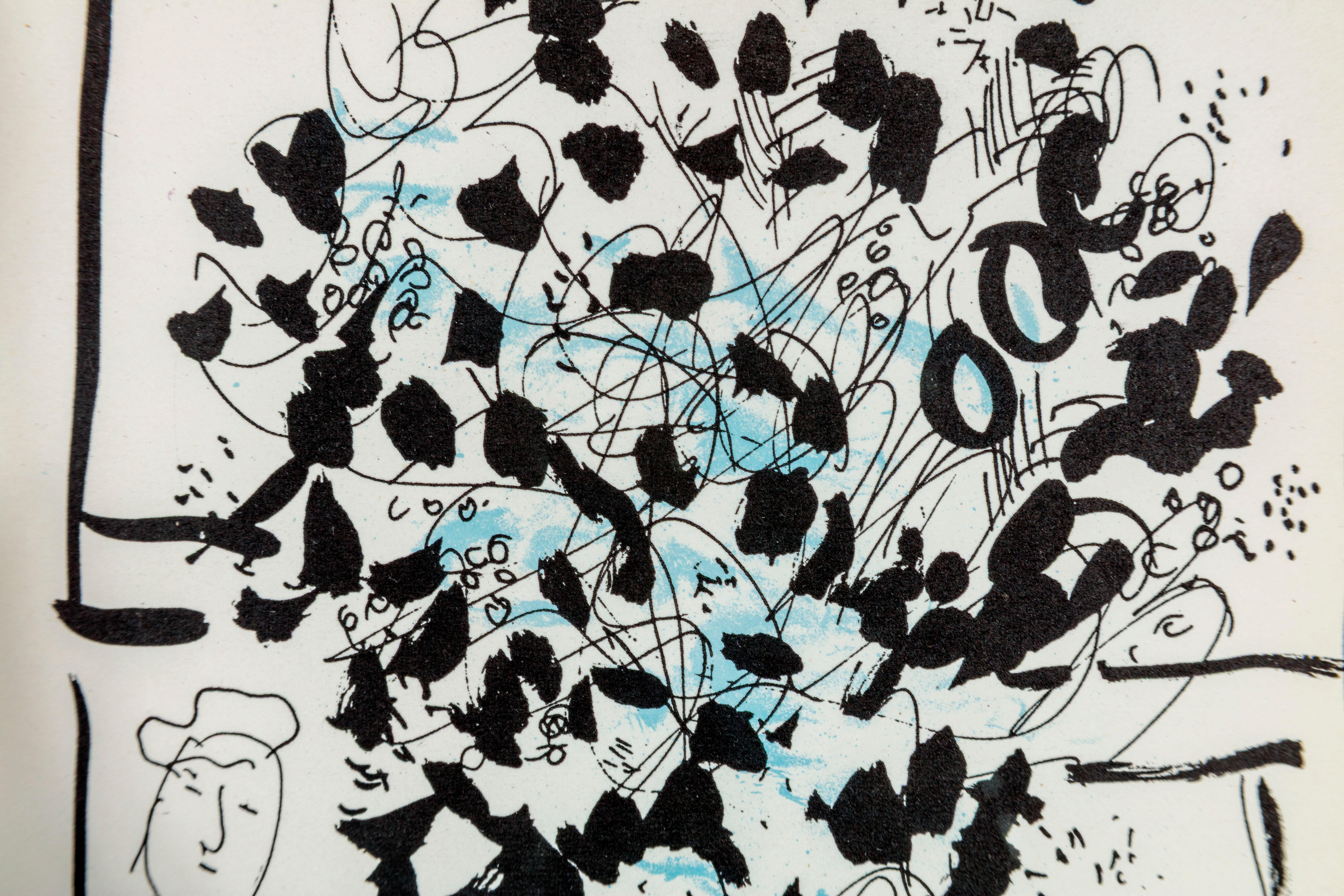 Gerahmt 19 x 17,75 Zoll

Nr. 202 im Catalogue Raisonne der Lithographien von Chagall

Diese Lithographie wurde von Chagall speziell für diese Ausgabe des Buches 