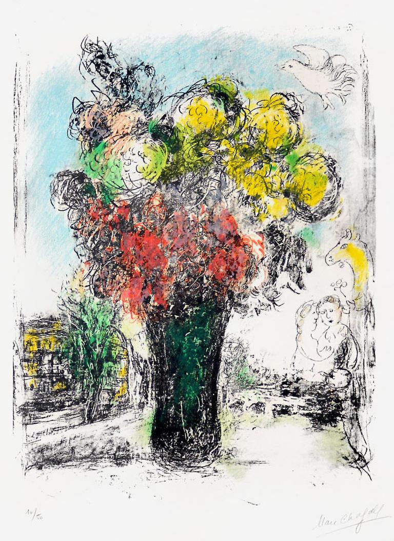 Le Bouquet Rouge et jaune (Red and Yellow Bouquet), 1974