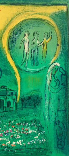 Marc Chagall, The Carousel of the Louvre, from Derriere le miroir, 1954