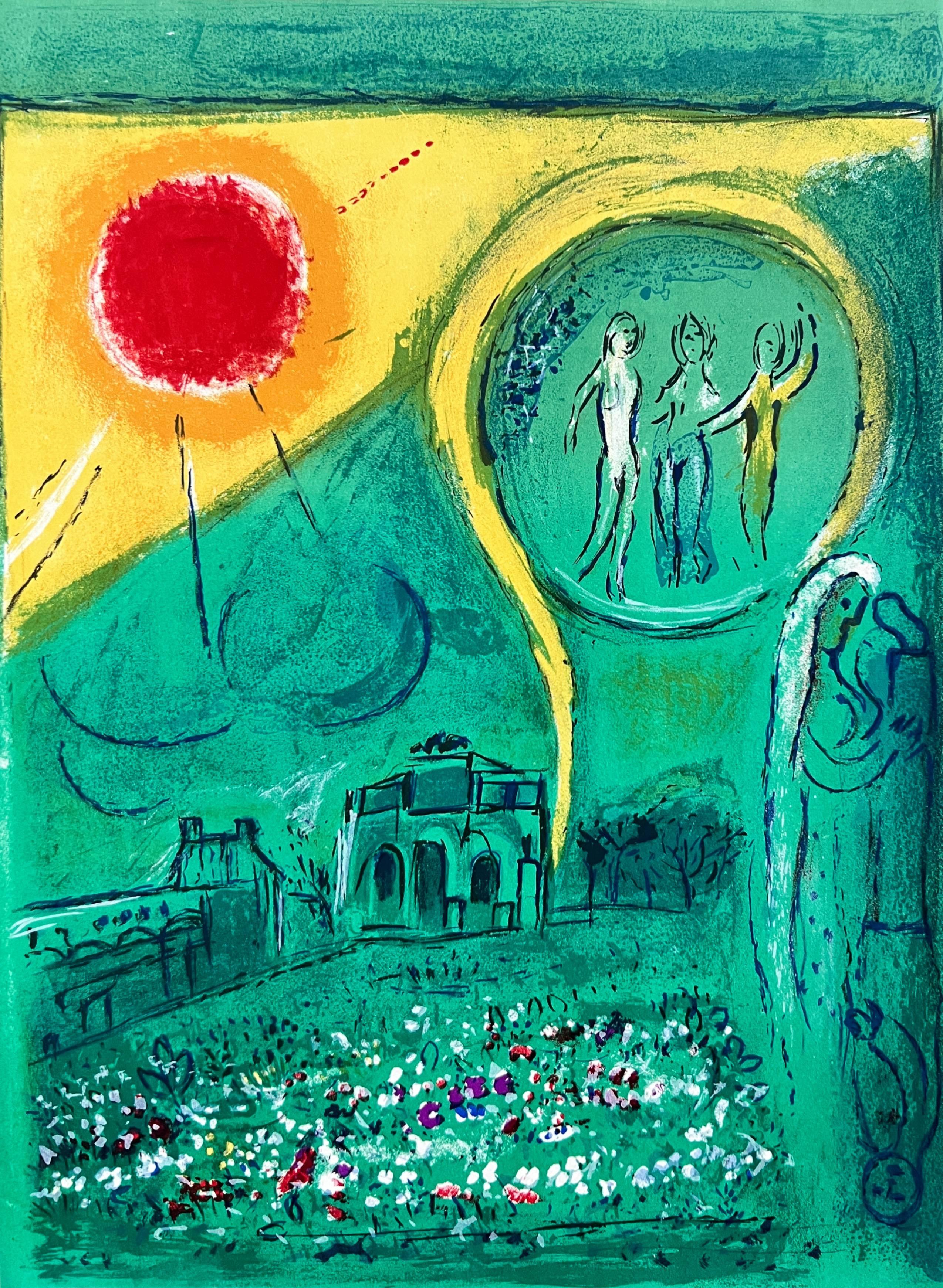 Le Carrousel du Louvre - Print by Marc Chagall