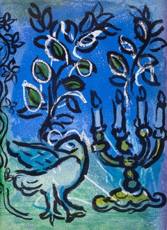 Le Chandelier (Cramer 49; Mourlot 366), Marc Chagall, Vitraux pour Jérusalem
