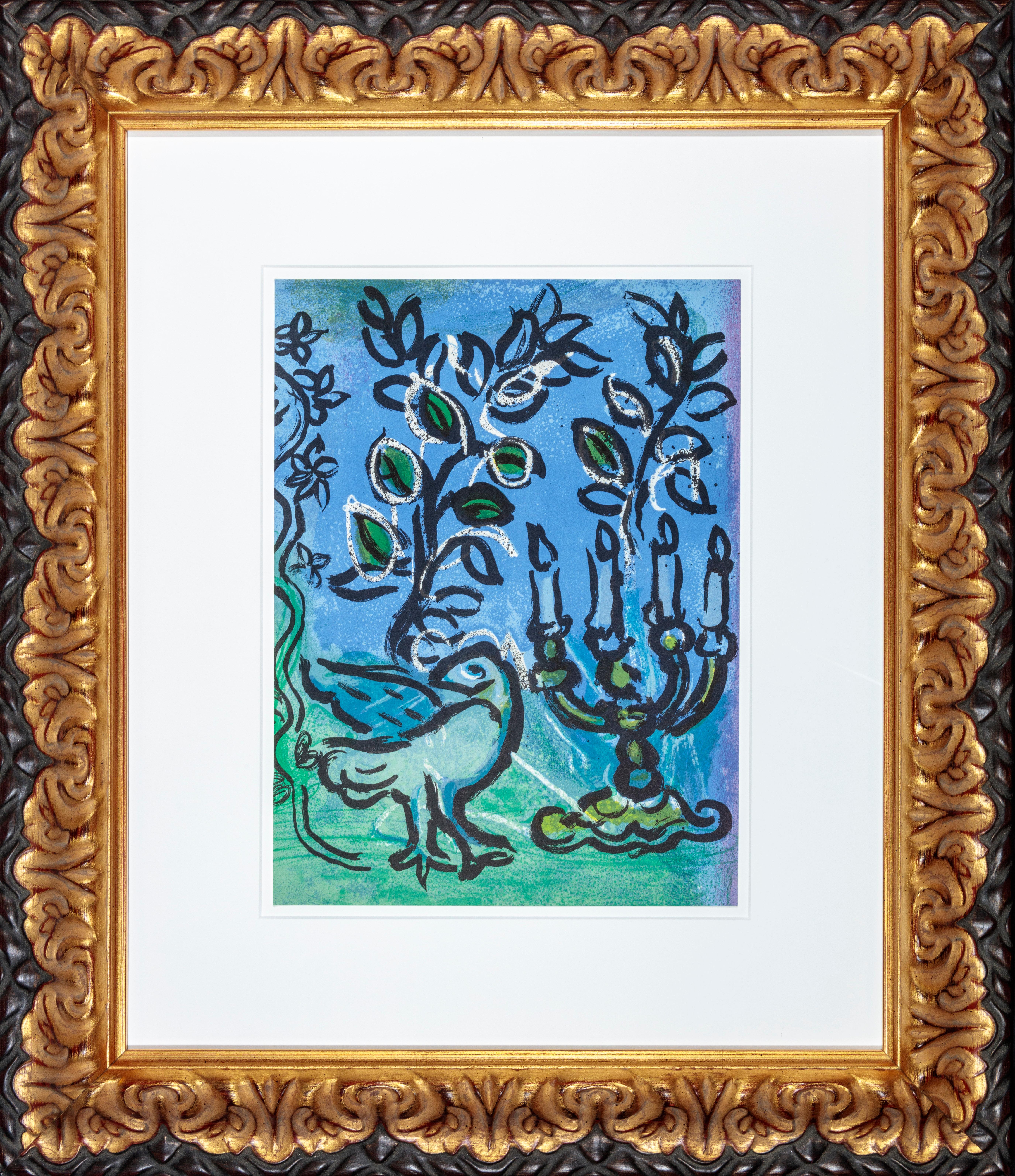 Le Chandelier (The Candlestick) - Print by Marc Chagall