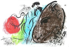 Le Cheval Brun (Cramer 21; Mourlot 61), Derrière le miroir