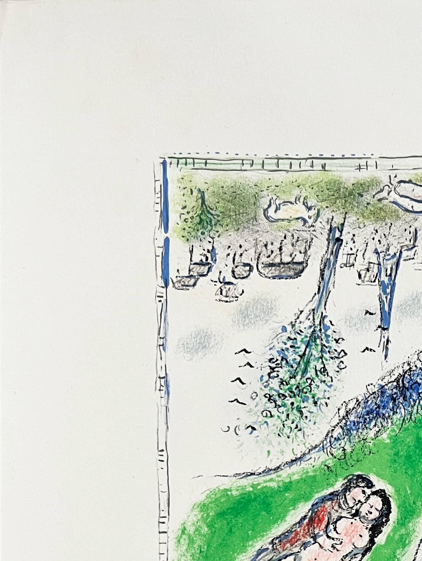 Le Cheval Vert - Print by Marc Chagall