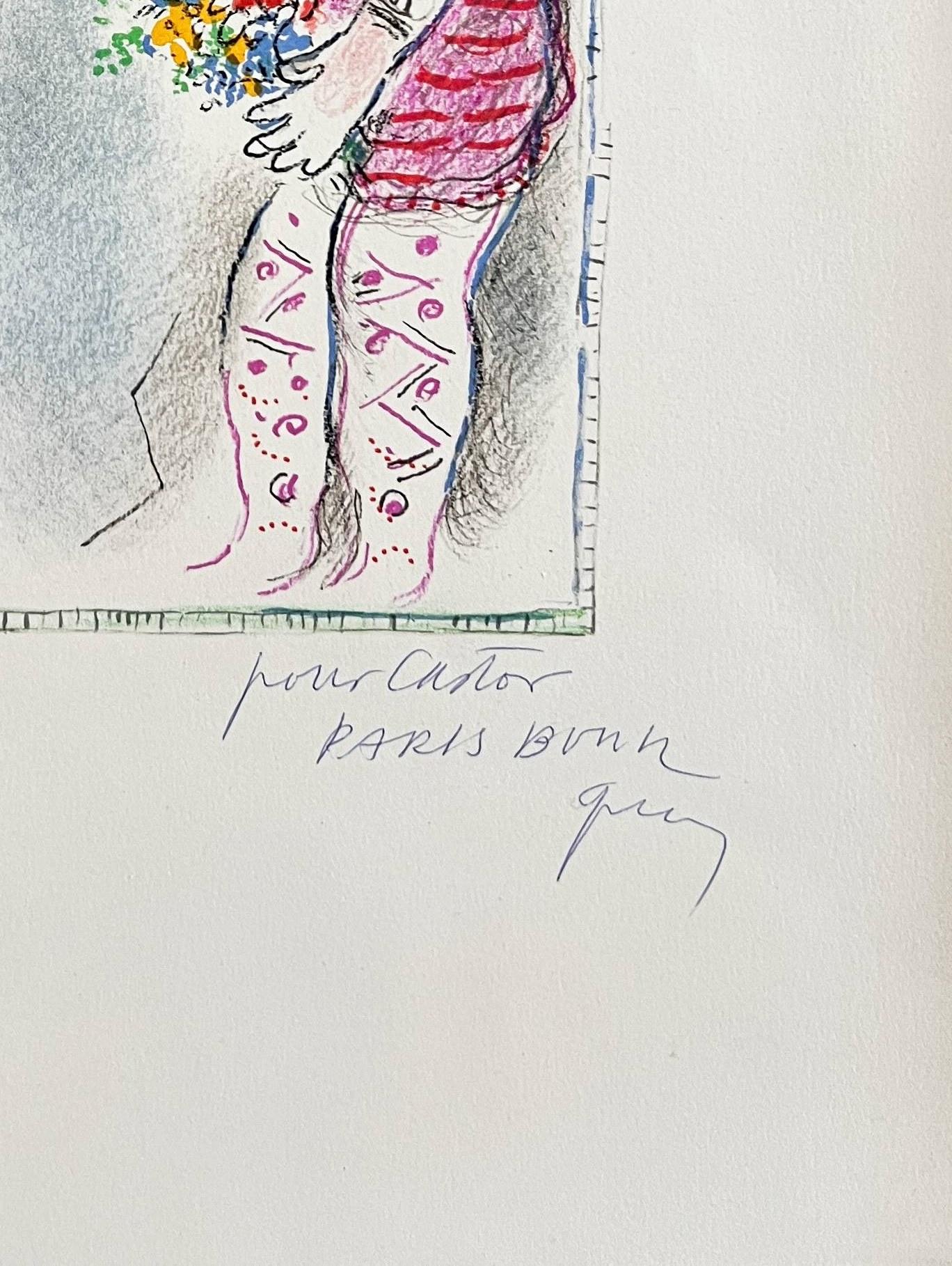 Marc Chagall (1887-1985) - Le Cheval Vert

Lithograph from 1973.

This impression is notated as “Epreuve d’exposition” apart from the edition of 50 on Arches wove paper.

Inscribed to lower margin by unknown hand.

Unsigned.

Dimensions of work: